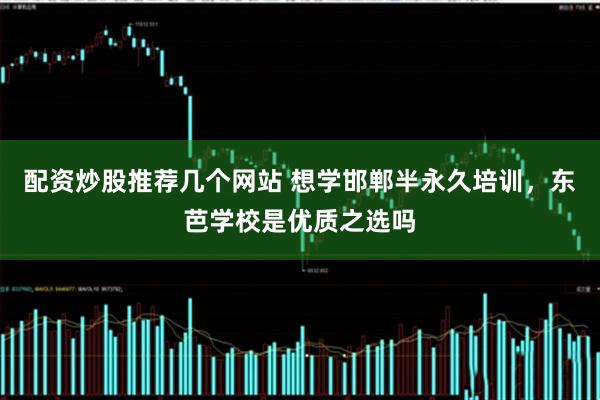 配资炒股推荐几个网站 想学邯郸半永久培训，东芭学校是优质之选吗